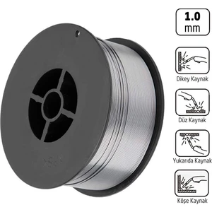 6294 Gazsız Gazaltı Mıg Kaynak Teli 1.0 mm (1 kg Makara)