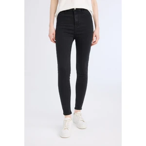 Jegging Yüksek Bel Bilek Boy Dar Paça Basic Düz Jean Pantolon B7498AX25SP