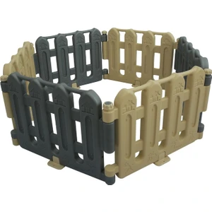 King Kids Oyun Çiti - Gri/krem