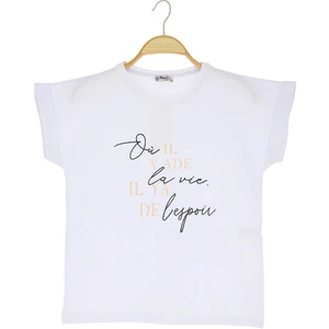 Kız Çocuk T-Shirt Baskılı