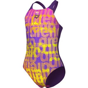Multi Colours Swimsuit V Back Çocuk Mor Yüzücü Mayosu 009007909
