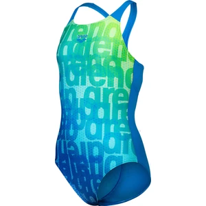 Multi Colours Swimsuit V Back Çocuk Mavi Yüzücü Mayosu 009007808