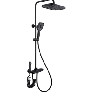 Piano Duş Seti (Siyah)