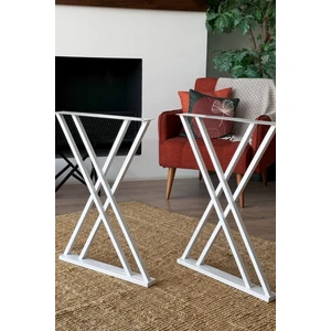 Devin Dekor Metal Masa Yemek Masası Çalışma Masası Ayağı 2 Adet Ayak 72 cm Mobilya Ayağı