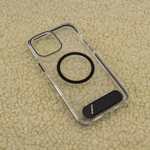 Iphone 14 Promax Uyumlu Enzo Standlı Lüks Magsafe Kılıf