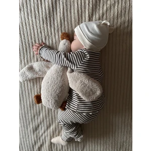 Sevimli Ördek Uyku Arkadaşı ve Peluş Oyuncak Krem-Camel