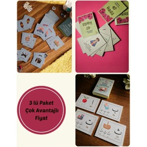 Çocuklar Için Ramazan Eğitim ve Oyun Seti-3 Lü Paket