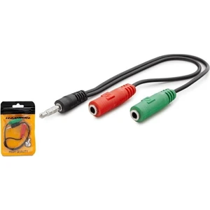 HN4708 Mikrofon Kulaklık Ayırıcı Kablo 20CM