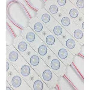 3 Ledli Parmak Led Modül 1.5W 2835 Smd Mercekli Beyaz,gün Işığı,mavi,kırmızı,yeşil,amber 12V