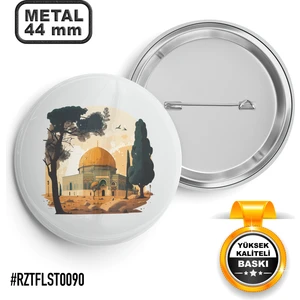Sağlam Ajans Mesicid-I Aksa Iğneli Rozet 44 mm
