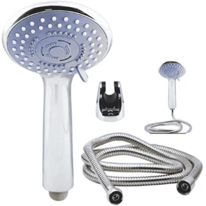 Mucit Home Duş  Takım Set  Duş  Başlık  Duş Hortum  Masfal Çelik  Hortum  360 Dönen  Paslanmaz Çelik 2 Metre