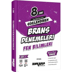 Ankara Yayıncılık 8. Sınıf Fen Bilimleri Güçlendiren Branş Denemeleri