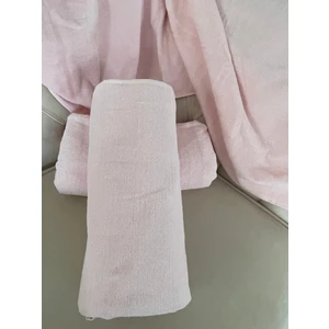 Rüya Pudra Pembe Premium Battal Banyo Havlusu 100 x 155  Pamuklu Şık Orijinal Doku ve Tasarım