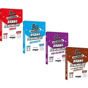 Ankara Yayıncılık 8. Sınıf Güçlendiren Branş Denemeleri Seti 4 Kitap