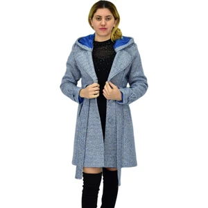 Kadın Pıtırcık Uzun Kaşe Kaban BGL-ST04122