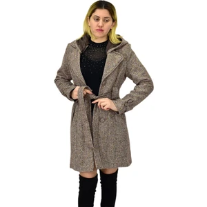 Kadın Pıtırcık Uzun Kaşe Kaban BGL-ST04122
