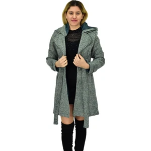 Kadın Pıtırcık Uzun Kaşe Kaban BGL-ST04122