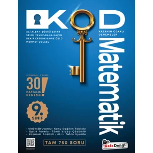 Kafa Dengi Yayınları   (Sınıf: 9) Matematik Kod 30 Deneme