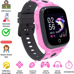 JETZU 4G Görüntülül Görüşme Akıllı Çocuk Saati  GPS Konum Özellikli Sesli Görüşme BTK Onaylı Yerli Üretim 24 Ay Garanti