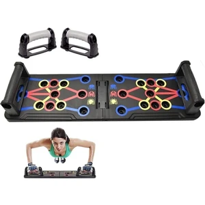 Şınav Barları Tahtası Çok Fonksiyonlu Katlanabilir 13 In 1 Platformu Şınav Çekme Aleti