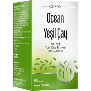 Orzax Green Tea 500MG Yeşil Çay Ekstresi 60 Kapsül