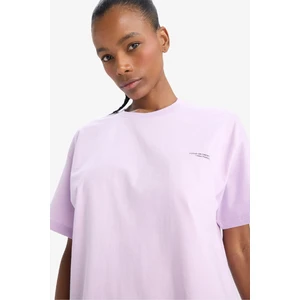 Defactofit Oversize Geniş Kalıp Bisiklet Yaka Sporcu Kısa Kollu TIŞÖRT T7793AZ25SP