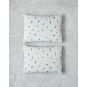 English Home Floral Plaid Kolay Ütülenir 2'li Yastık Kılıfı 50 x 70  cm  Pembe - Yeşil