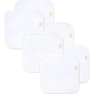 6'lı Bebek Yıkama Bezleri -  Pamuk Yumuşak ve Süper Emici Örgü Yıkama Kesesi