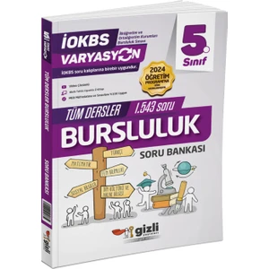 5. Sınıf Varyasyon Tüm Dersler Bursluluk Soru Bankası Gizli Yayınları