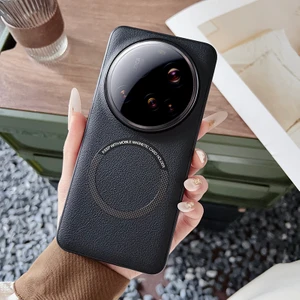 LR Joyful Xiaomi 15 Ultra Düşme Önleyici Pu Deri + Magsafe ile Uyumlu Tpu Kapak (Yurt Dışından)