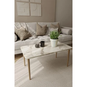 Wood Aria  Orta Sehpa, Ahşap Ayaklı Orta Sehpa, Salon Masa, Sehpa