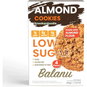 Tarçınlı Düşük Şekerli Badem Unu Kurabiyesi 200 gr