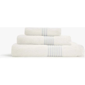 Green Black Aya 3'lü Havlu Seti Krem