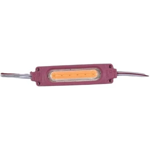 Dora Led 12 Volt Pembe 3 Watt 3’lü Lensli 3030 Reklamcı Modül (10 Adet)