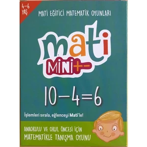 Mini+ Çocuk Öğretici Zeka Oyunu Okul Öncesi Ve Anaokulu Için Sayılar Ve Matekle Tanışma