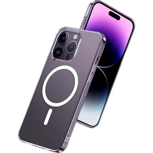 Şeffaf Mika Sararmaz Sert Kılıf iPhone 13 Pro Max