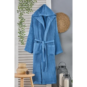 Bebesoft Unisex Petek Desenli Pike Bornoz -  Pamuk, Yumuşak ve Doğal Bornoz