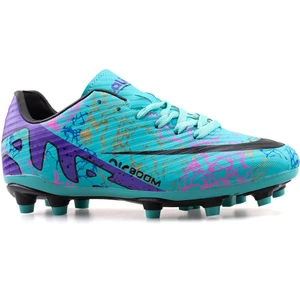 Air Laliga Krampon - Turkuaz/mor/desenli