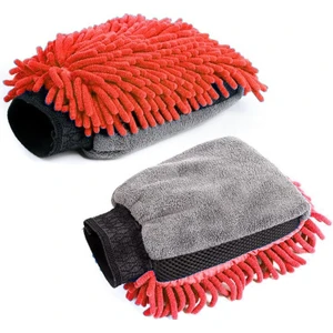 Mikrofiber Oto Yıkama Eldiveni Makarna
