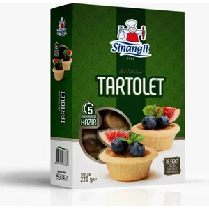 Tartolet 220 gr 18 Adet*