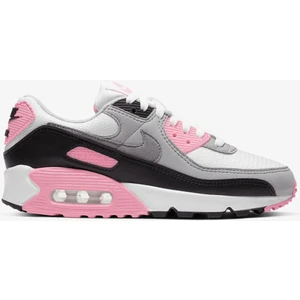 Air Max 90 Leather White Sneaker  Deri Kadın Günlük Spor Ayakkabı Beyaz