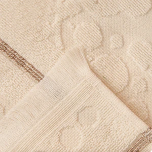 Soft Zeleno Yüz Havlusu - Krem - 50X70 cm