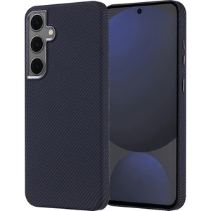 M.tk moveteck Samsung Galaxy S24 Fe Uyumlu Kılıf Aramid Fiber Karbon Görünümlü Ultra 0,5mm Ince Desenli Kapak