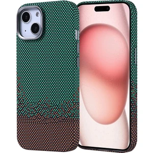 M.tk moveteck Apple iPhone 14 Uyumlu Kılıf Aramid Fiber Karbon Görünümlü Ultra 0,5mm Ince Desenli Kapak