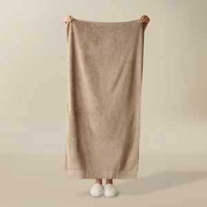 Soft Premium Banyo Havlusu - Bej - 70X140 cm