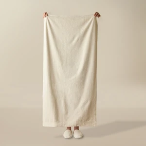 Soft Premium Banyo Havlusu - Beyaz - 70X140 cm