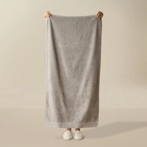 Soft Premium Banyo Havlusu - Gri - 70X140 cm