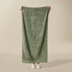 Soft Premium Banyo Havlusu - Haki - 70X140 cm