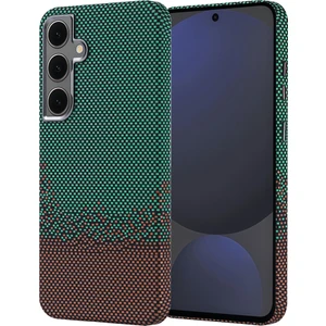 M.tk moveteck Samsung Galaxy S24 Fe Uyumlu Kılıf Aramid Fiber Karbon Görünümlü Ultra 0,5mm Ince Desenli Kapak