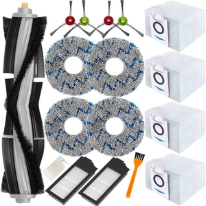 Ecovacs Deebot X1 OMNI/T10 Omni, X1 Turbo Için Aksesuarlar Ana Fırça, Hepa Filtreleri Dahil Yedek Parçalar (Yurt Dışından)